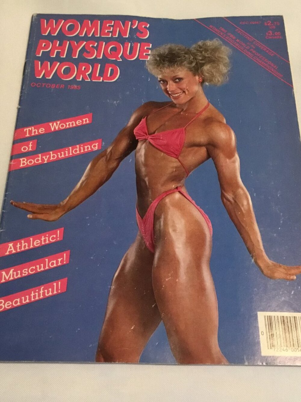 Women's Physique World Magazine - October 1985 - Female Muscle Bodybuilding